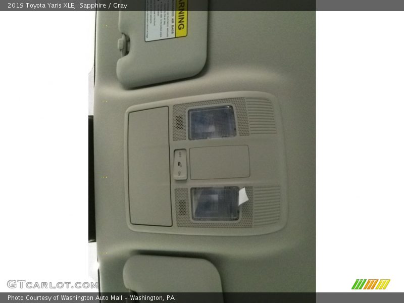 Sapphire / Gray 2019 Toyota Yaris XLE