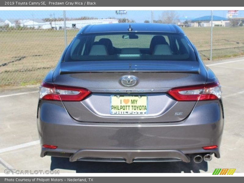 Predawn Gray Mica / Black 2019 Toyota Camry SE