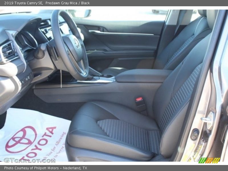 Predawn Gray Mica / Black 2019 Toyota Camry SE