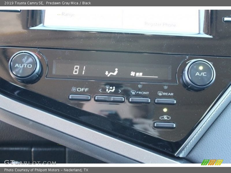 Predawn Gray Mica / Black 2019 Toyota Camry SE