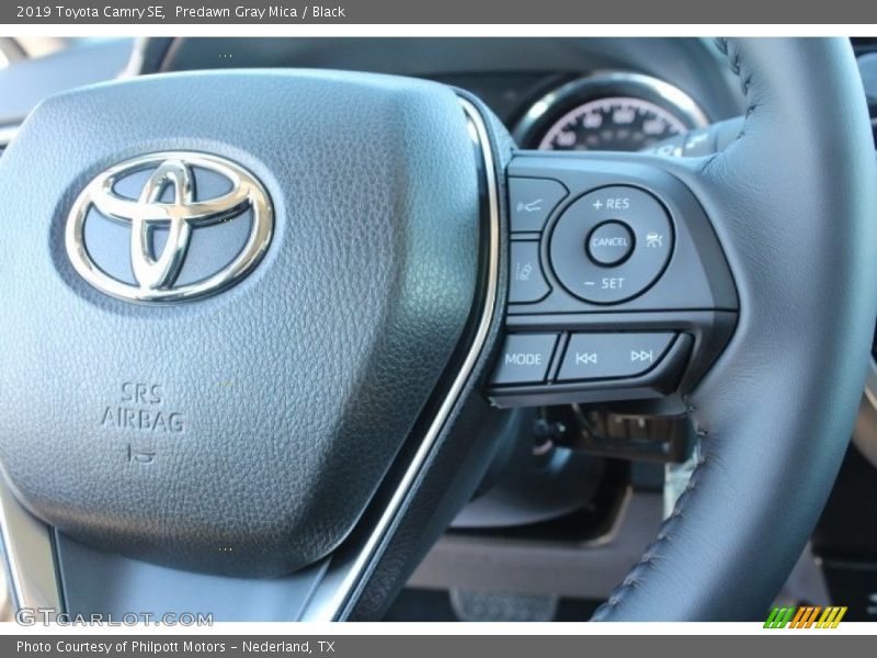 Predawn Gray Mica / Black 2019 Toyota Camry SE