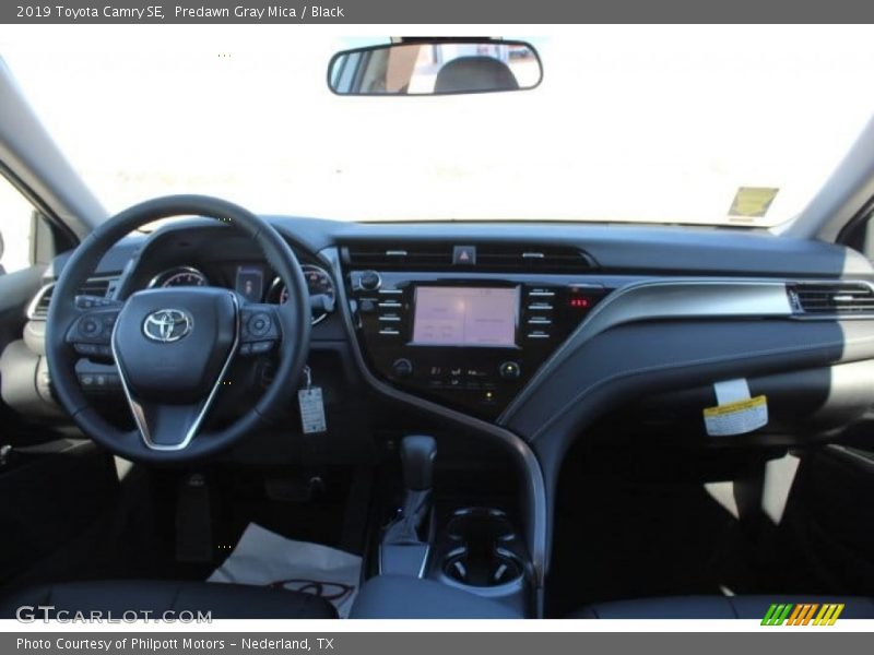 Predawn Gray Mica / Black 2019 Toyota Camry SE
