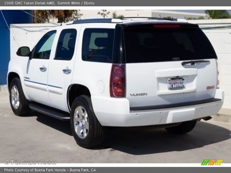 Summit White / Ebony 2008 GMC Yukon Denali AWD