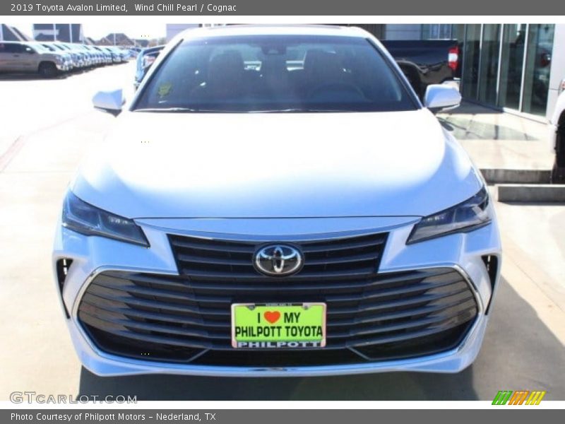 Wind Chill Pearl / Cognac 2019 Toyota Avalon Limited