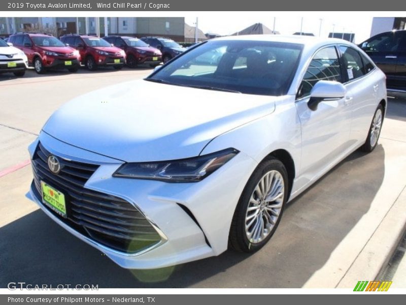 Wind Chill Pearl / Cognac 2019 Toyota Avalon Limited