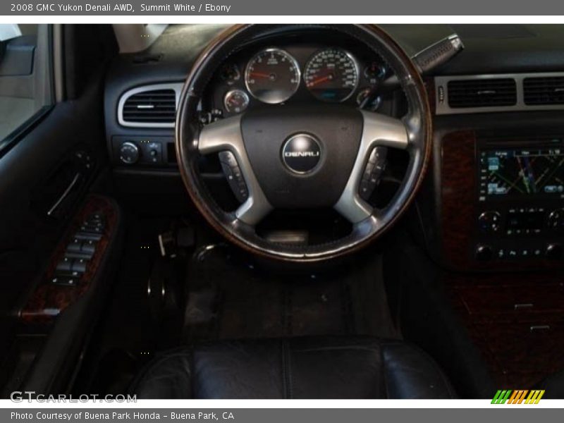 Summit White / Ebony 2008 GMC Yukon Denali AWD