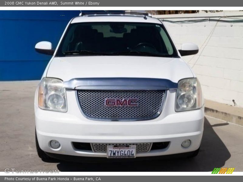 Summit White / Ebony 2008 GMC Yukon Denali AWD