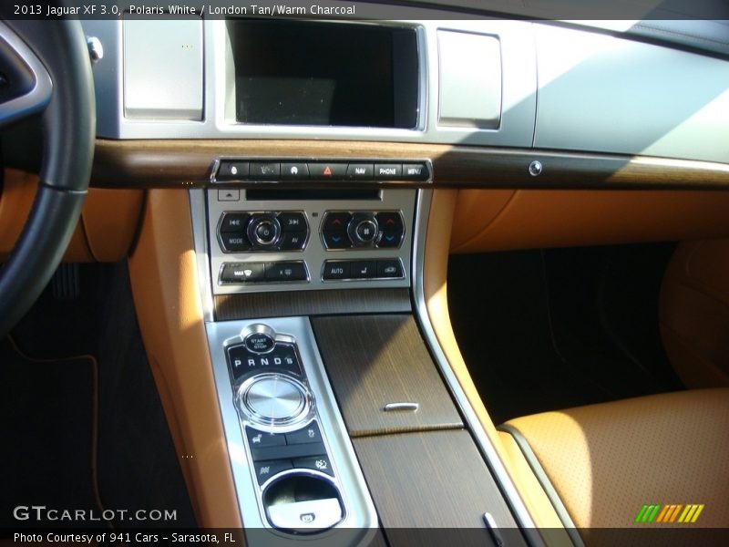 Polaris White / London Tan/Warm Charcoal 2013 Jaguar XF 3.0