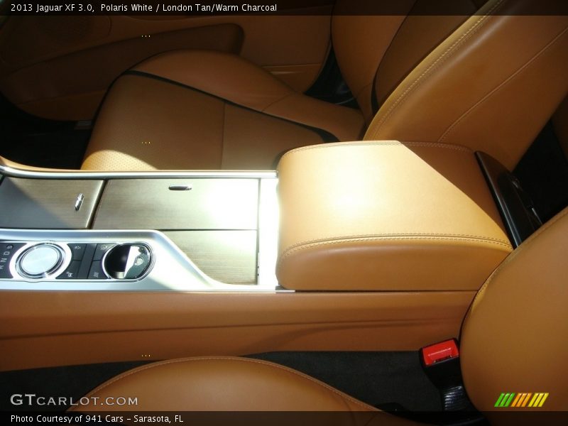 Polaris White / London Tan/Warm Charcoal 2013 Jaguar XF 3.0