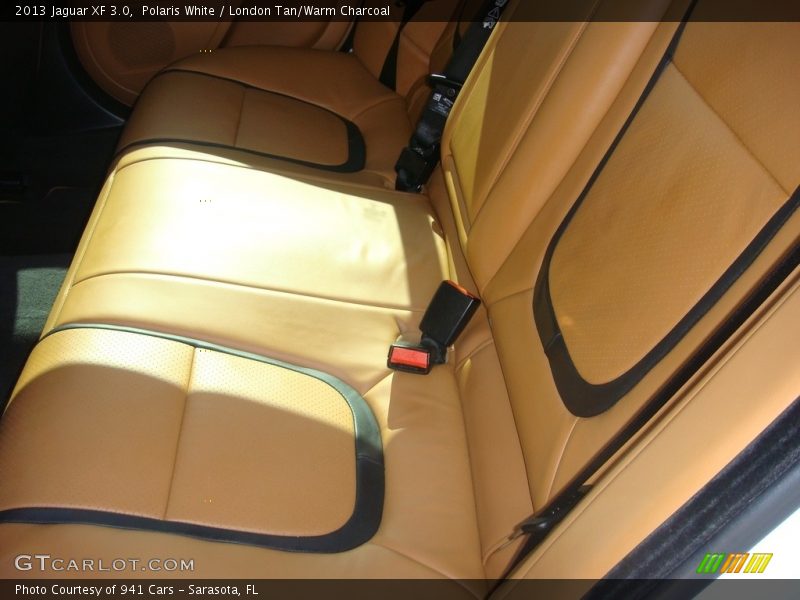 Polaris White / London Tan/Warm Charcoal 2013 Jaguar XF 3.0
