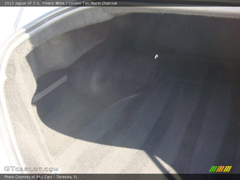 Polaris White / London Tan/Warm Charcoal 2013 Jaguar XF 3.0