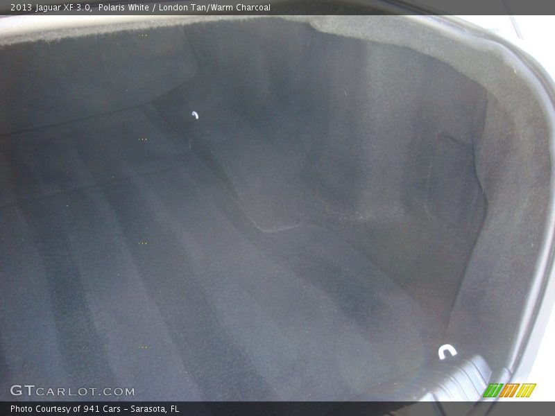 Polaris White / London Tan/Warm Charcoal 2013 Jaguar XF 3.0