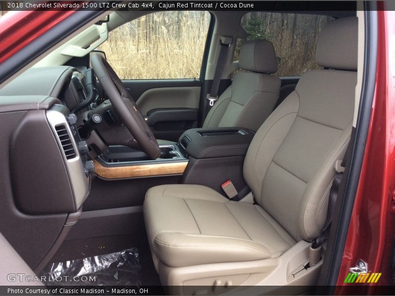 Cajun Red Tintcoat / Cocoa Dune 2018 Chevrolet Silverado 1500 LTZ Crew Cab 4x4