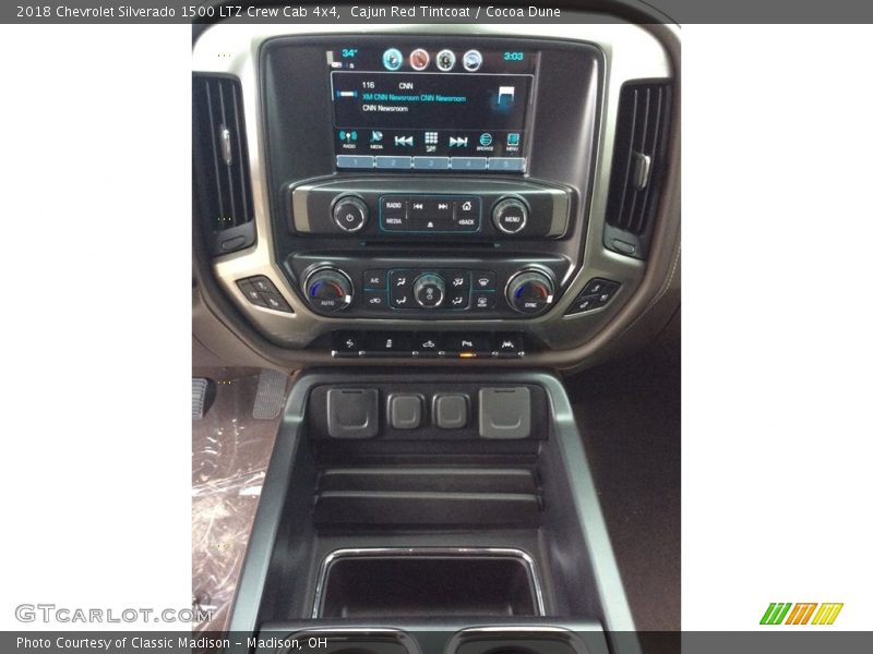 Cajun Red Tintcoat / Cocoa Dune 2018 Chevrolet Silverado 1500 LTZ Crew Cab 4x4