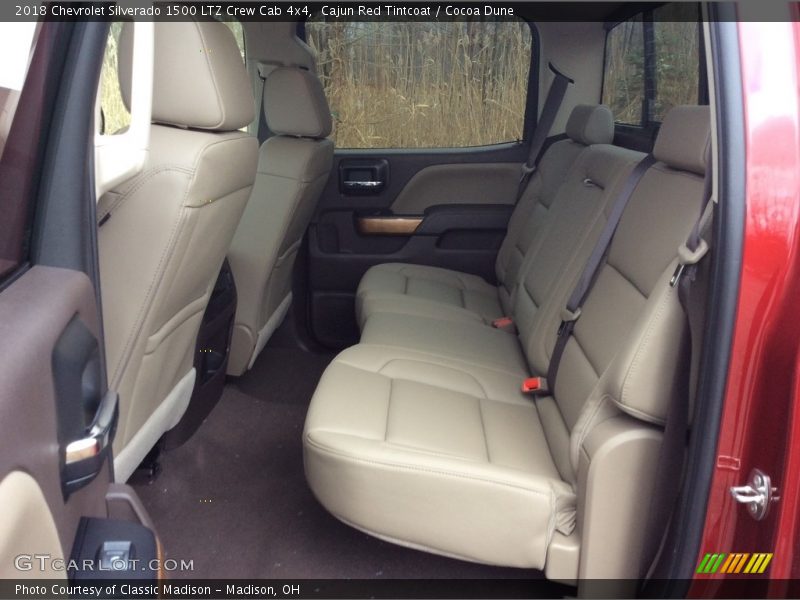 Cajun Red Tintcoat / Cocoa Dune 2018 Chevrolet Silverado 1500 LTZ Crew Cab 4x4