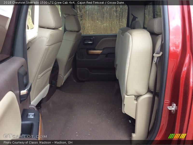 Cajun Red Tintcoat / Cocoa Dune 2018 Chevrolet Silverado 1500 LTZ Crew Cab 4x4
