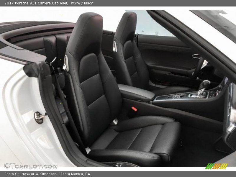 Front Seat of 2017 911 Carrera Cabriolet