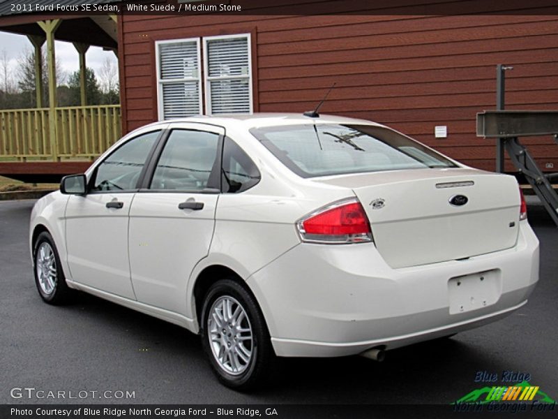 White Suede / Medium Stone 2011 Ford Focus SE Sedan