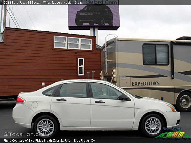 White Suede / Medium Stone 2011 Ford Focus SE Sedan