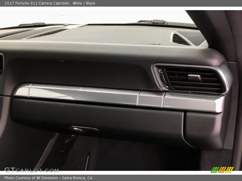White / Black 2017 Porsche 911 Carrera Cabriolet