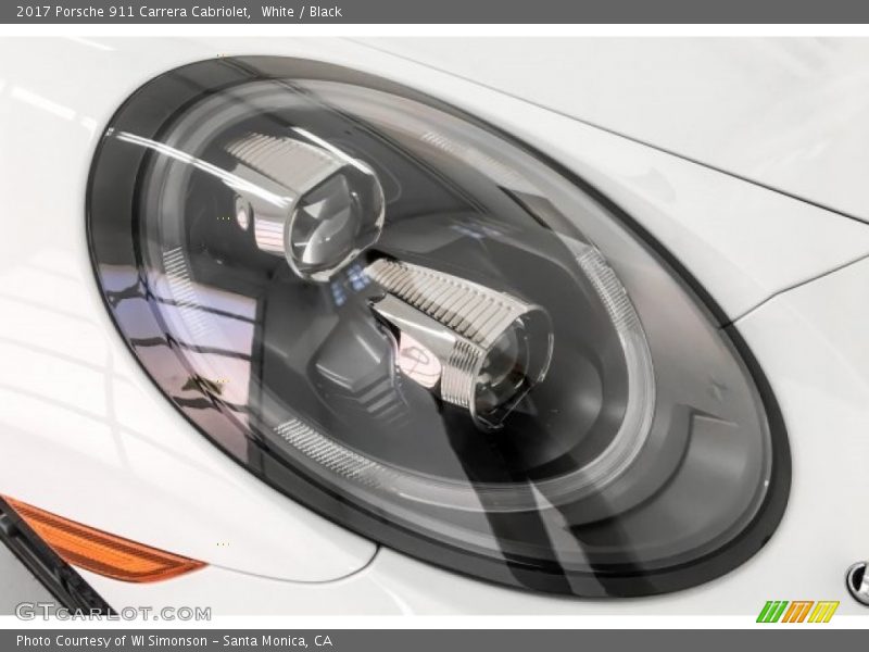 White / Black 2017 Porsche 911 Carrera Cabriolet