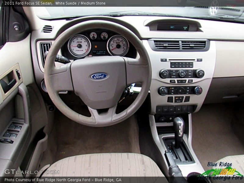 White Suede / Medium Stone 2011 Ford Focus SE Sedan