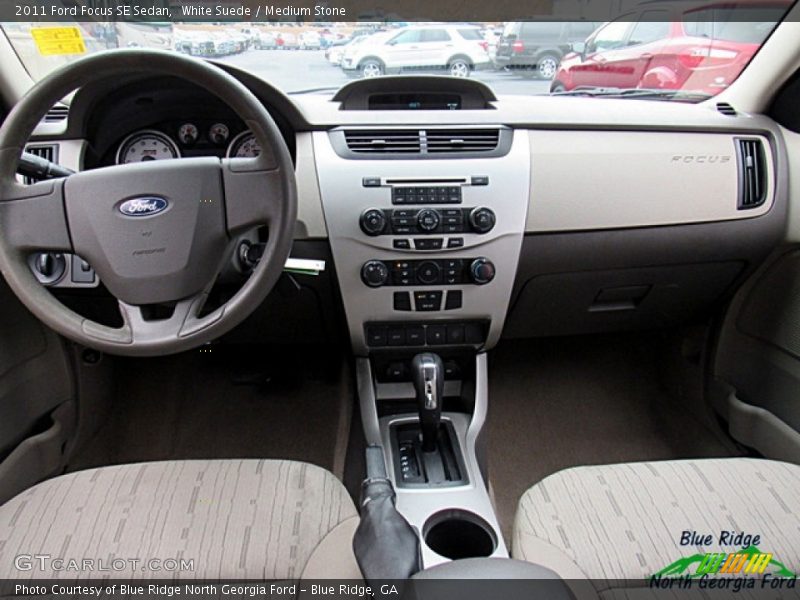 White Suede / Medium Stone 2011 Ford Focus SE Sedan
