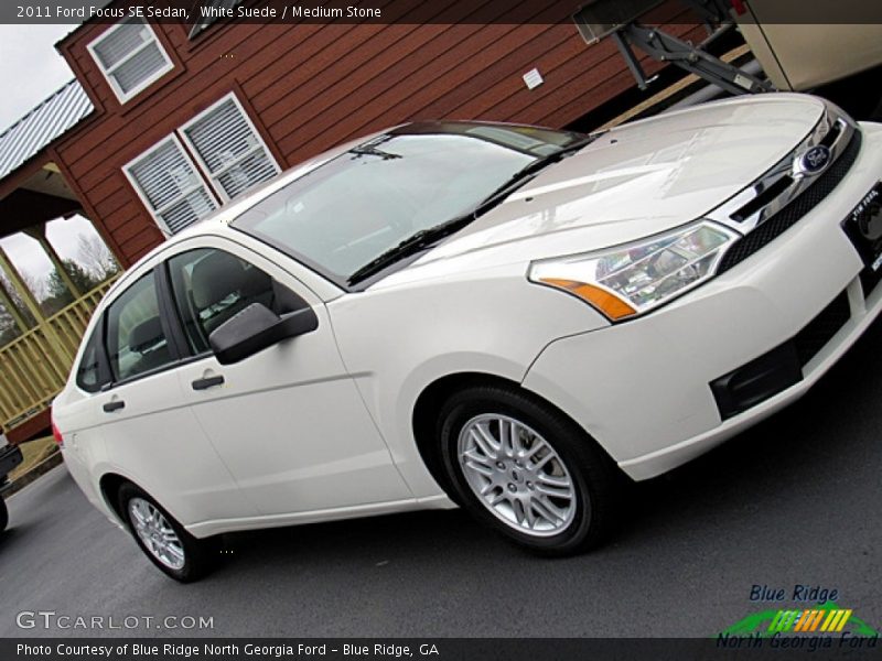 White Suede / Medium Stone 2011 Ford Focus SE Sedan