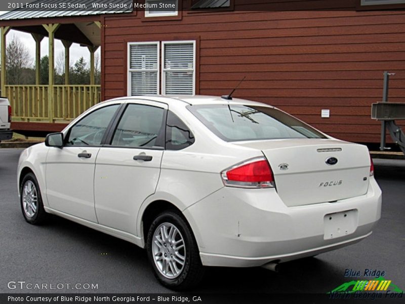White Suede / Medium Stone 2011 Ford Focus SE Sedan