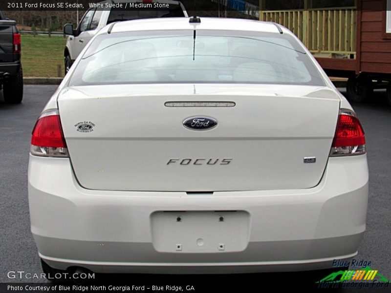 White Suede / Medium Stone 2011 Ford Focus SE Sedan