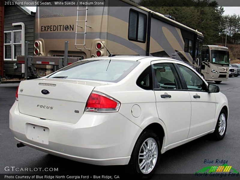 White Suede / Medium Stone 2011 Ford Focus SE Sedan