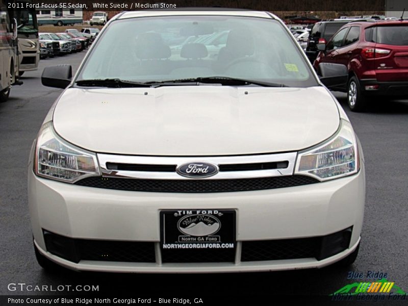White Suede / Medium Stone 2011 Ford Focus SE Sedan