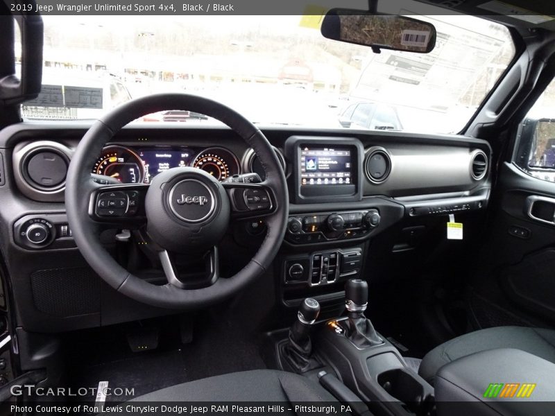  2019 Wrangler Unlimited Sport 4x4 Black Interior