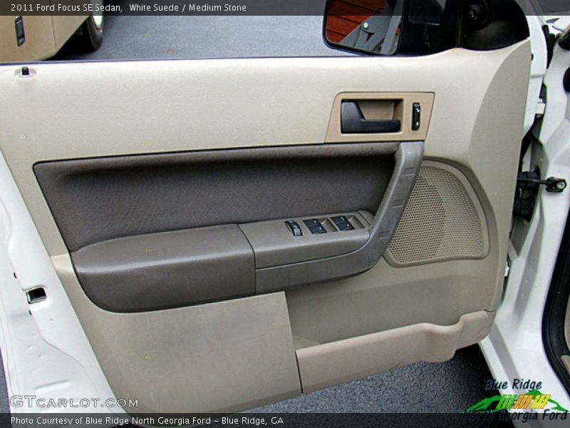 White Suede / Medium Stone 2011 Ford Focus SE Sedan