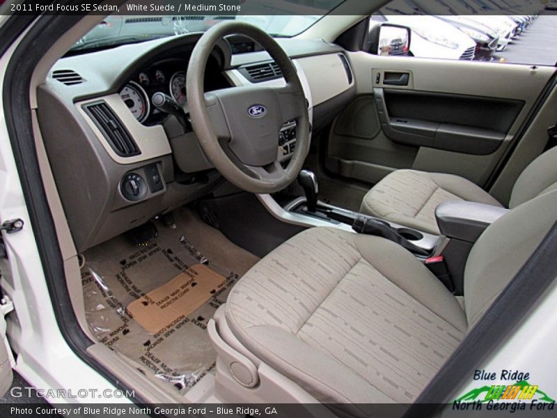 White Suede / Medium Stone 2011 Ford Focus SE Sedan