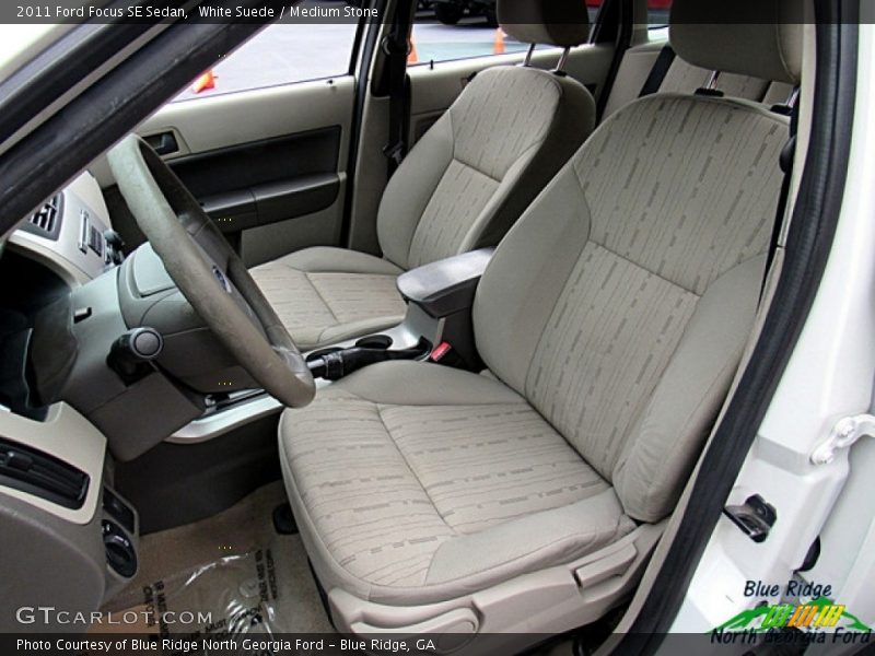 White Suede / Medium Stone 2011 Ford Focus SE Sedan