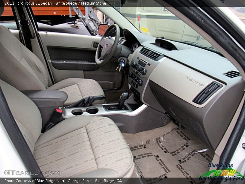 White Suede / Medium Stone 2011 Ford Focus SE Sedan