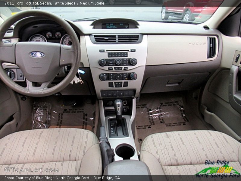 White Suede / Medium Stone 2011 Ford Focus SE Sedan