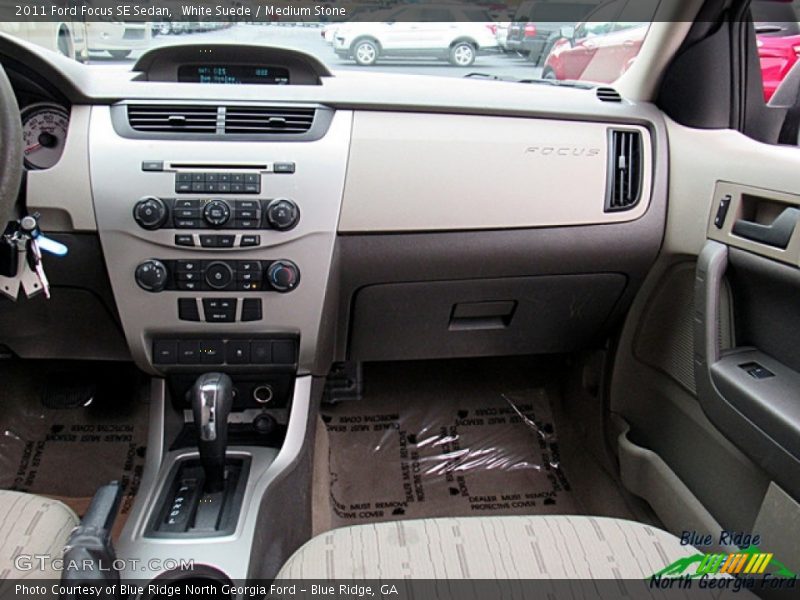White Suede / Medium Stone 2011 Ford Focus SE Sedan