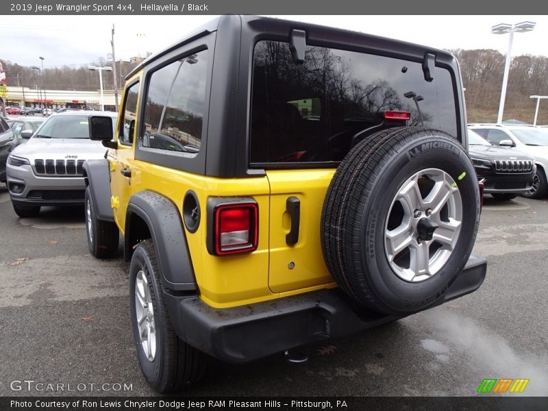 Hellayella / Black 2019 Jeep Wrangler Sport 4x4