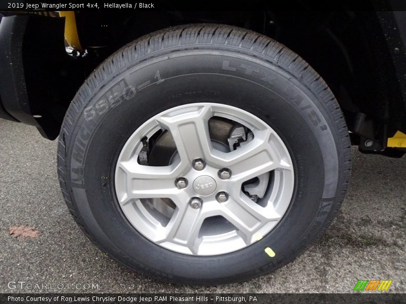 Hellayella / Black 2019 Jeep Wrangler Sport 4x4