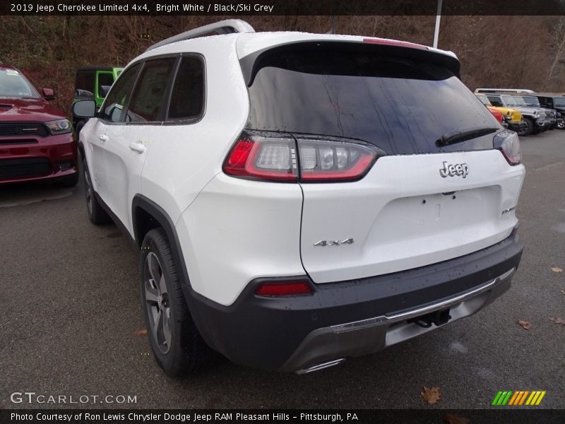 Bright White / Black/Ski Grey 2019 Jeep Cherokee Limited 4x4