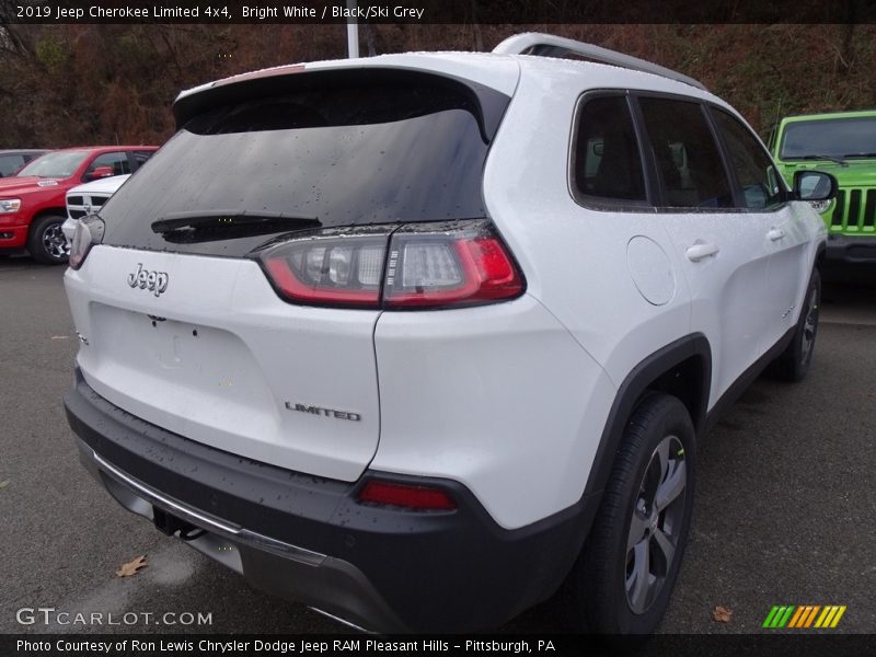 Bright White / Black/Ski Grey 2019 Jeep Cherokee Limited 4x4