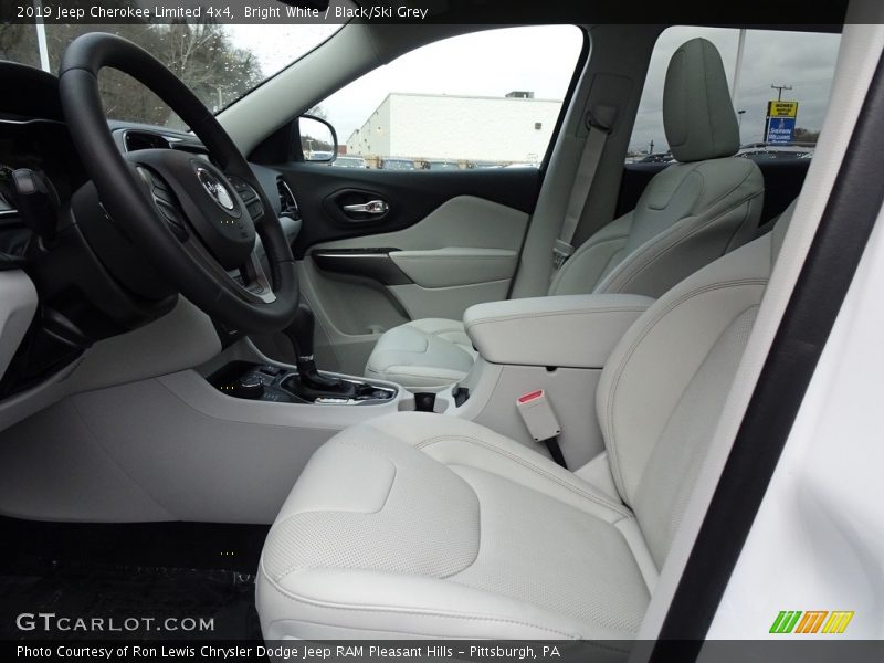 Bright White / Black/Ski Grey 2019 Jeep Cherokee Limited 4x4