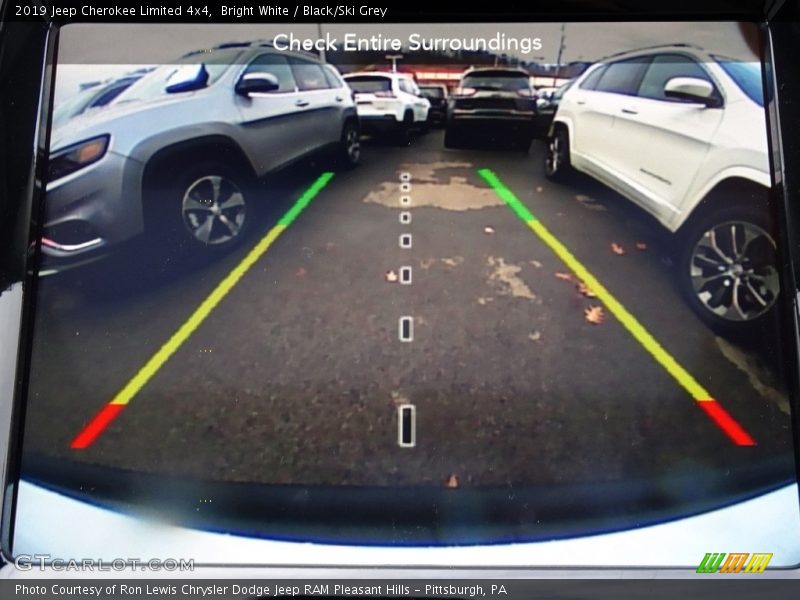 Bright White / Black/Ski Grey 2019 Jeep Cherokee Limited 4x4