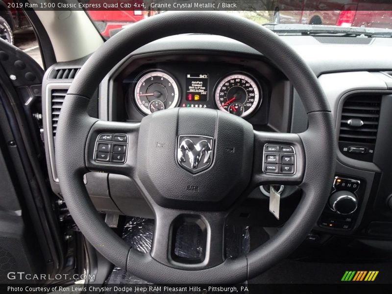 Granite Crystal Metallic / Black 2019 Ram 1500 Classic Express Quad Cab 4x4