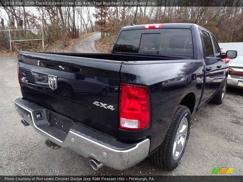 True Blue Pearl / Black/Diesel Gray 2019 Ram 1500 Classic Big Horn Crew Cab 4x4