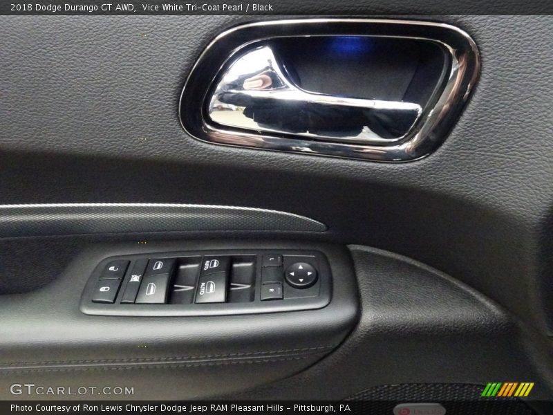 Vice White Tri-Coat Pearl / Black 2018 Dodge Durango GT AWD