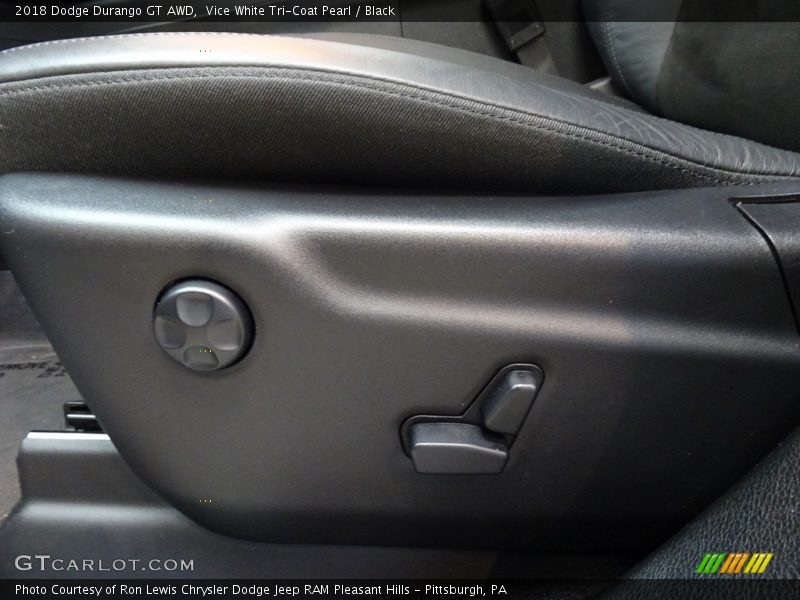 Vice White Tri-Coat Pearl / Black 2018 Dodge Durango GT AWD