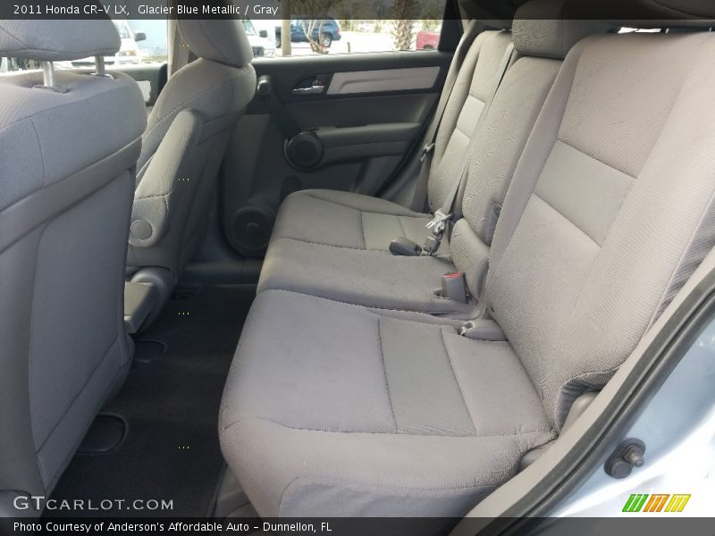 Glacier Blue Metallic / Gray 2011 Honda CR-V LX
